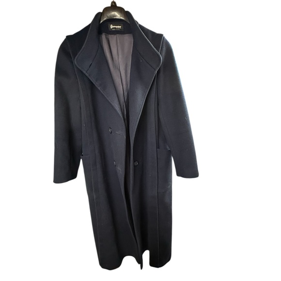 forecaster of boston Jackets & Blazers - Forecaster‎ Of Boston Women’s Navy Double Breasted Wool Pea Coat Size 10 USA